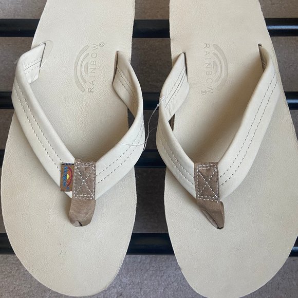 RAINBOW Men Premium Leather Single Layer Sandals - NEW NWT NWOB main image 3